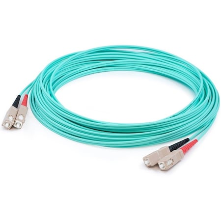 Add-On This Is A 10M Sc (Male) To Sc (Male) Aqua Duplex Riser-Rated Fiber ADD-SC-SC-10M5OM4